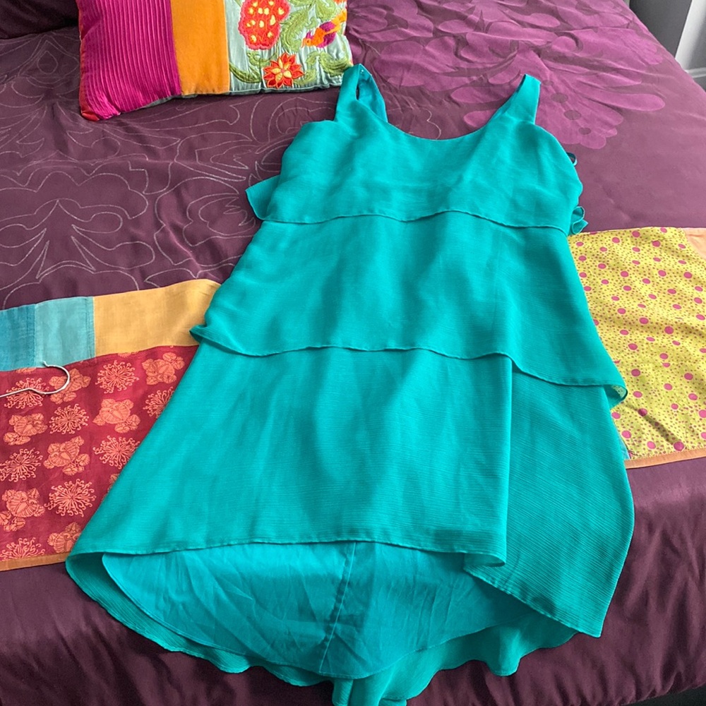 Emerald Green Tier Dress